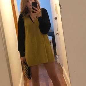 Free People Retro Love Suede Mini Dress